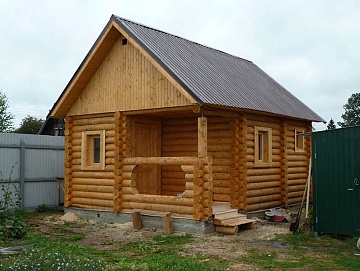 Дом 4×4 м в чашу, 16 м²