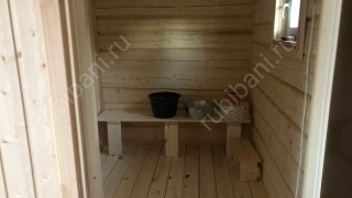 Баня 4×3 с террасой, 20 м²