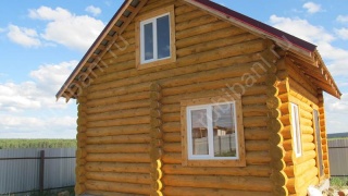 Дом 6×6 м в чашу, 36 м²