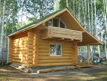 Дом 4×5 м в чашу, 20 м²