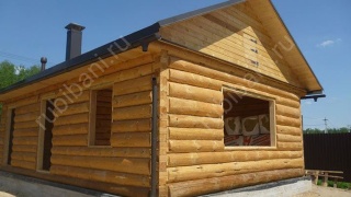 Дом 6×9 м в лапу, 54 м²