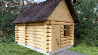 Баня 3×5 м, 15 м²