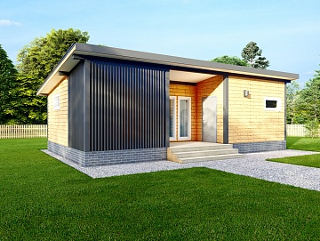 Баня из бруса 6×10 (Б-146), 60 м²