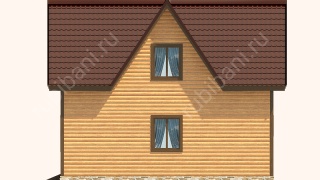 Баня из бруса 6×8 (Б-66), 48 м²