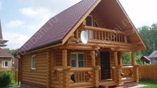 Дом 4×6 м в чашу, 24 м²