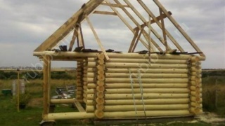Баня 4×3 с террасой, 20 м²