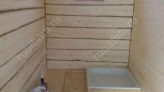 Баня 4×3 с террасой, 20 м²