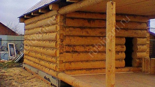 Баня 5×4 с террасой, 30 м²