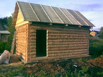 Дом 4×4 м в лапу, 16 м²
