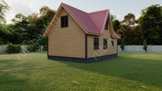 Баня из бруса 6×9 (Б-112), 95 м²