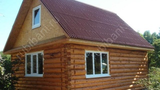 Дом 6×5 м в лапу, 30 м²