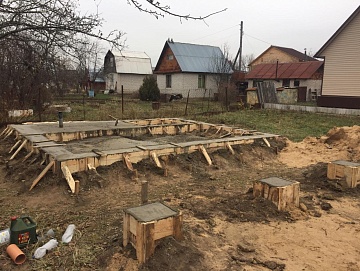 Ленточный фундамент
