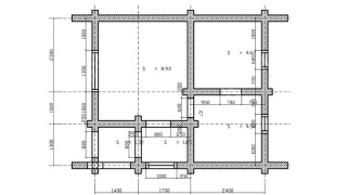 Баня из бревна 4.6×5.5 (ББ-3), 23 м²